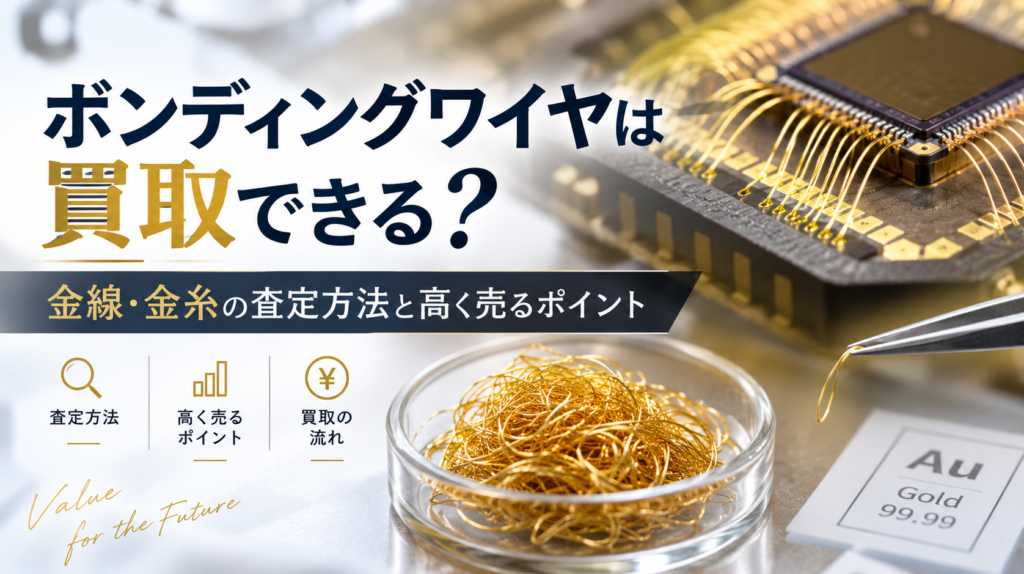 2. ボンディングワイヤ買取ガイド