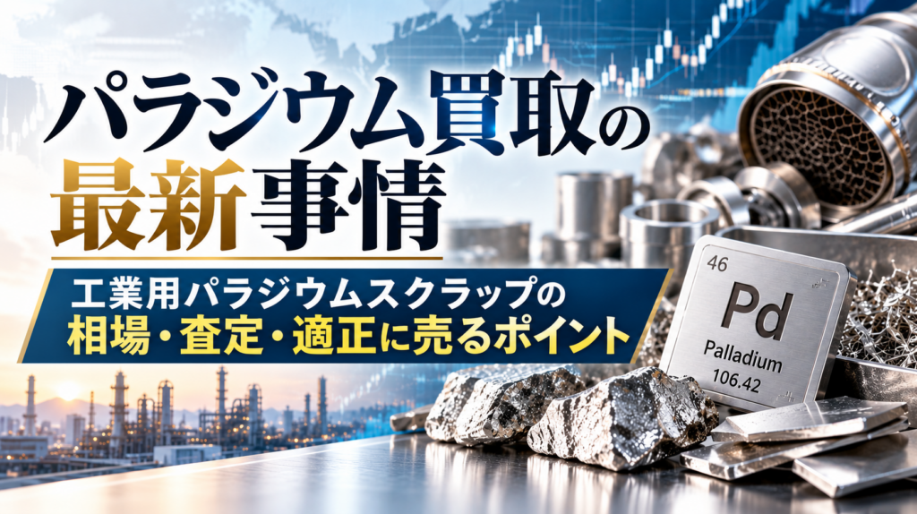 パラジウム買取の最新事情